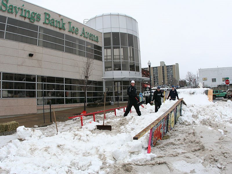 Jamestown Savings Bank Ice Arena Rail Jam