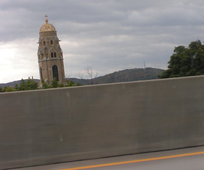 Church of The Holy Trinity RC (formerly St Anns RC) 346 Prospect St BinghamtonNY  from highway