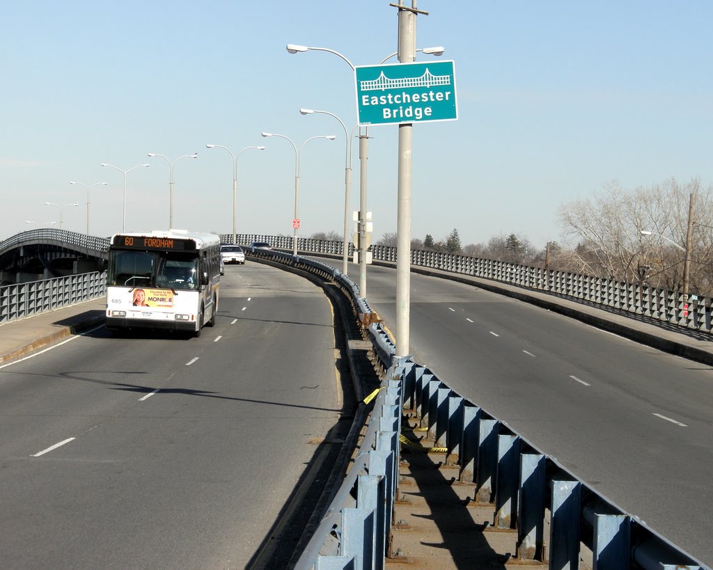 Eastchester Bridge over Hutchinson River, Bronx, New York City