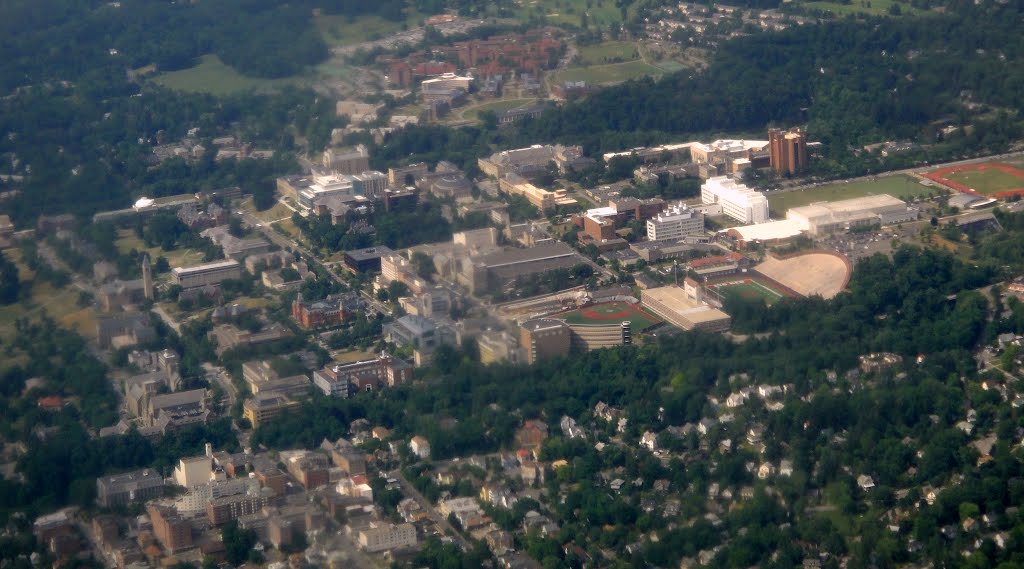 Cornell University main campus from the air