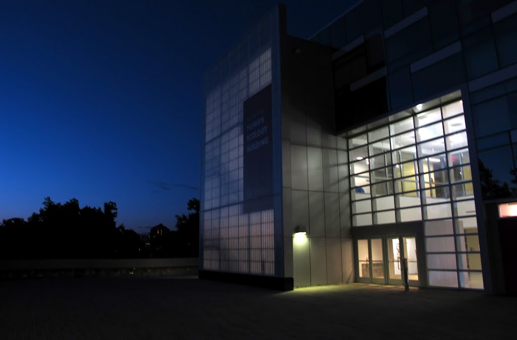 Night at Human Ecology Building