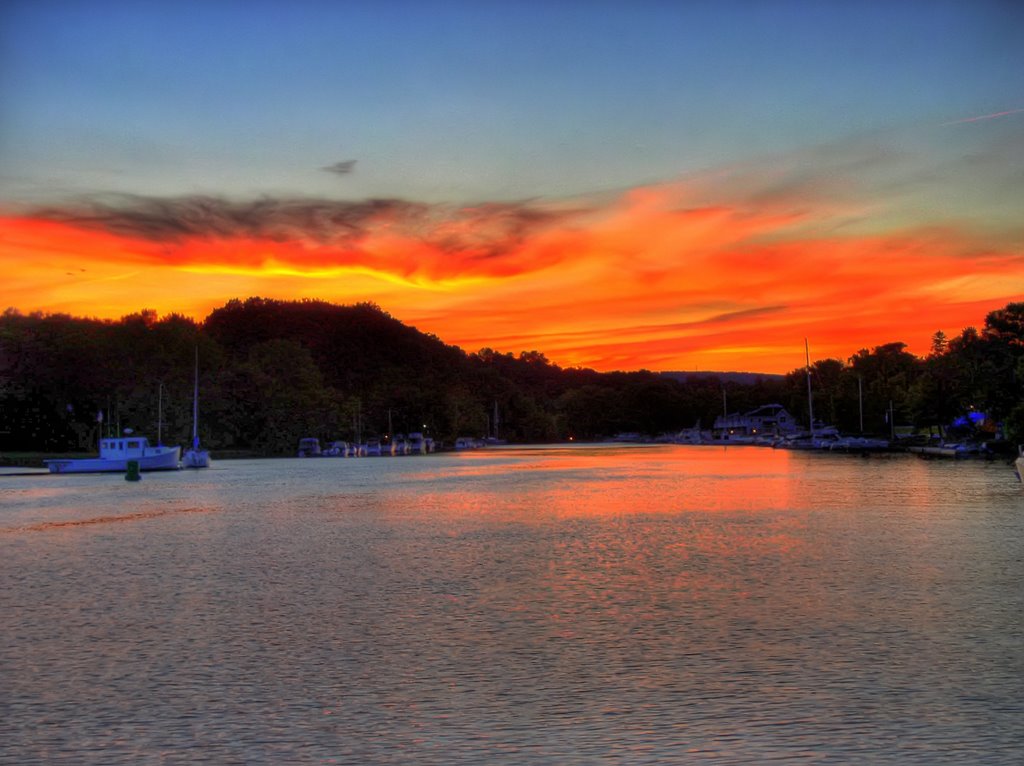 Catskill Creek at Sunset