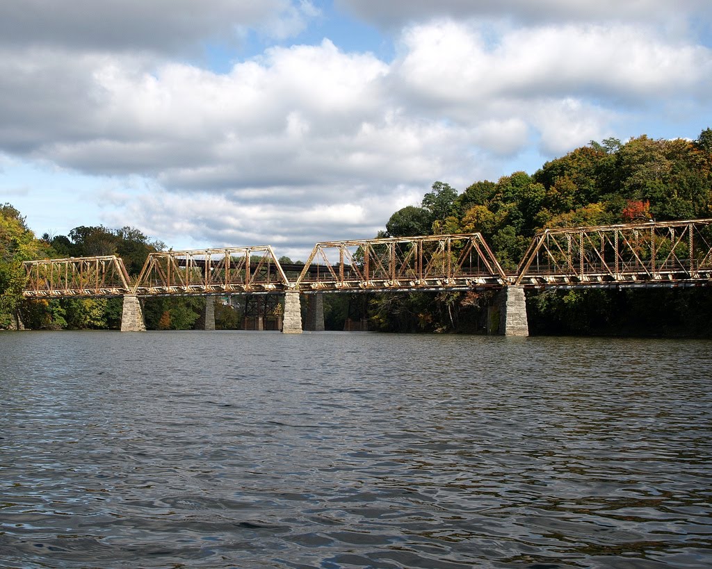 Abandoned Railroad Bridge over Catskill Creek, Catskill, New York