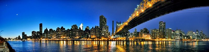 Manhattan, Queensboro Bridge y Luna