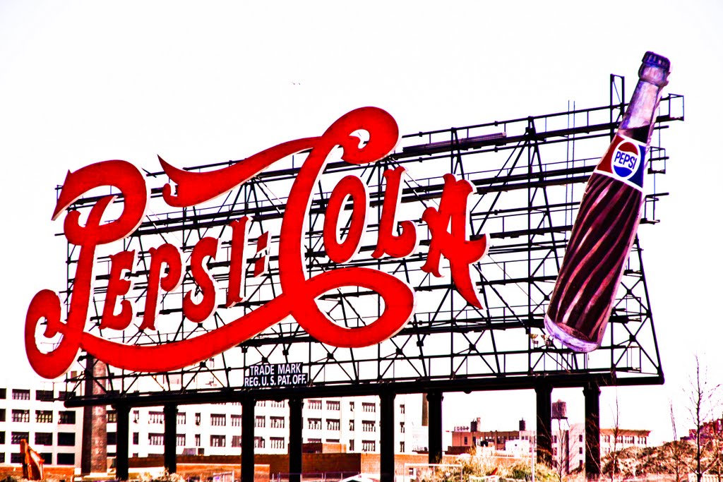 Island LongCity Pepsi Cola sign