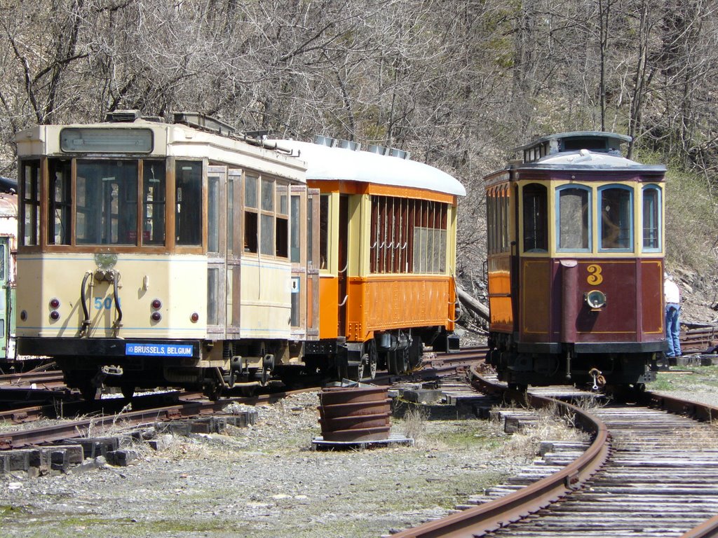 Trolley Museum of New York car moves