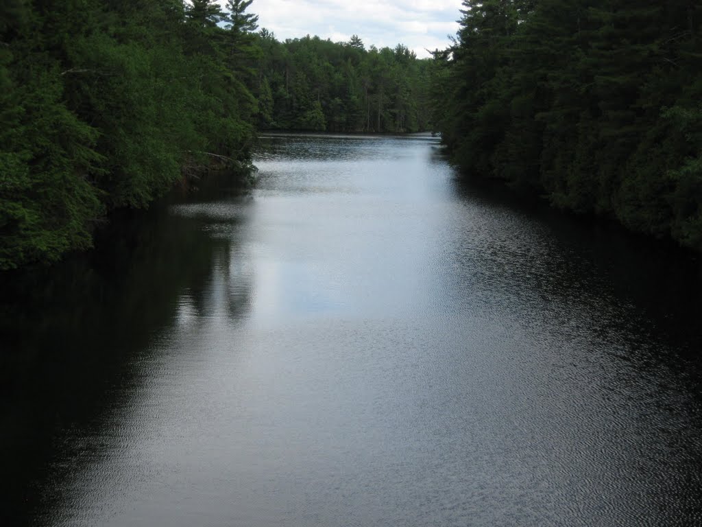 Saranac River from Kent Falls Bridge