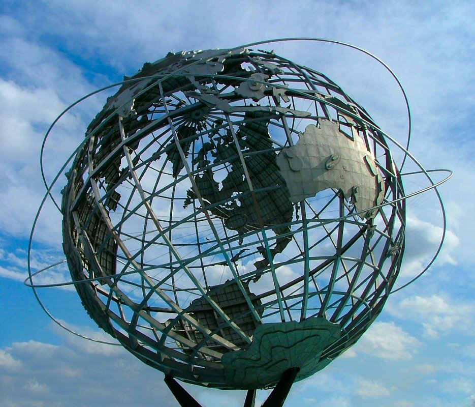Unisphere in Flushing Meadows Park, in Queens, New York