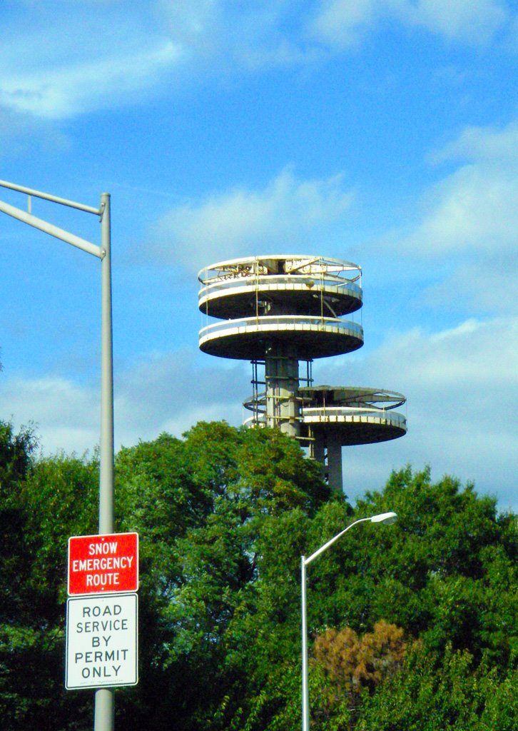 USA - NY - New York City. Oberservatory Towers at Flushing Meadows Park