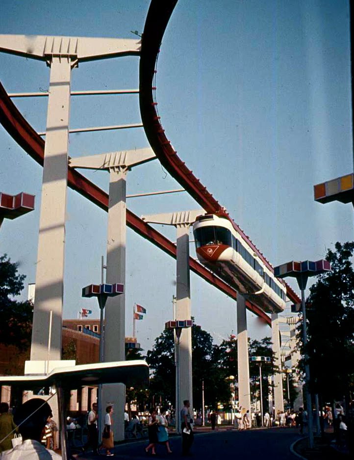 1964 New York City Worlds Fair, Flushing Meadows, The Monorail, Monorail, monorail...