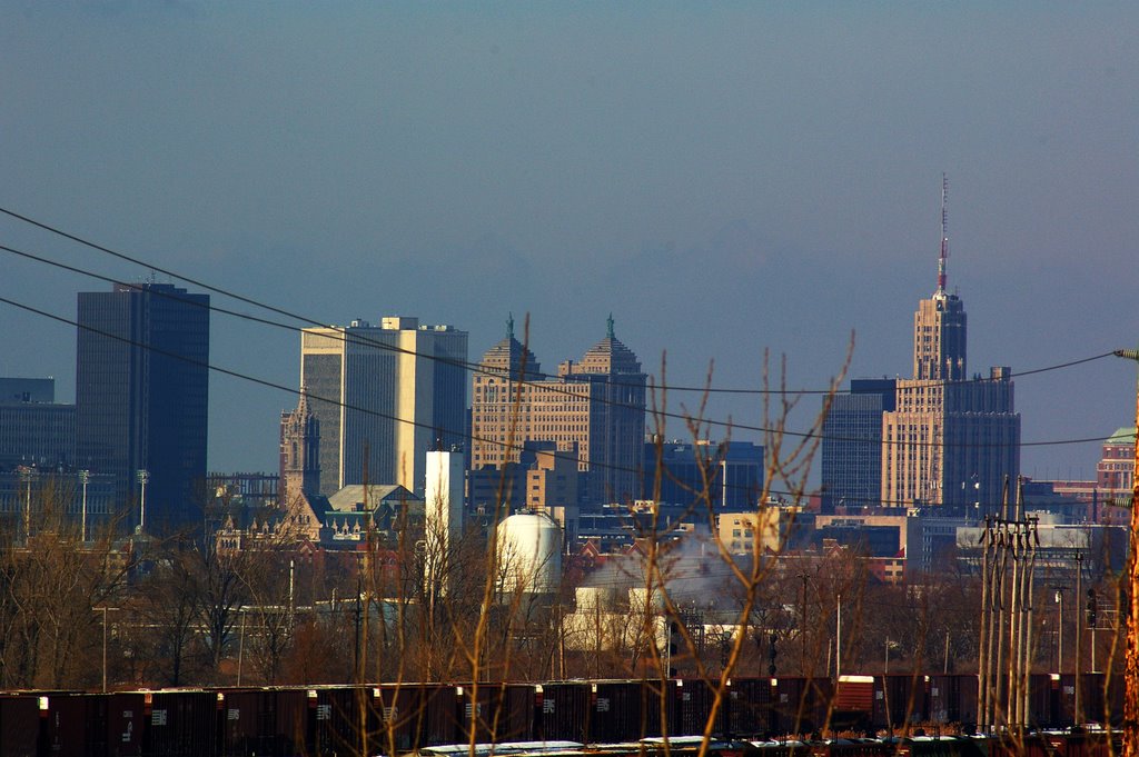 Buffalo Skyline from Tift Bridge