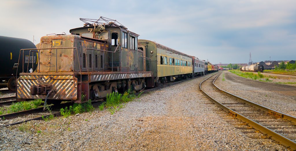 Old Locamotive and Cars