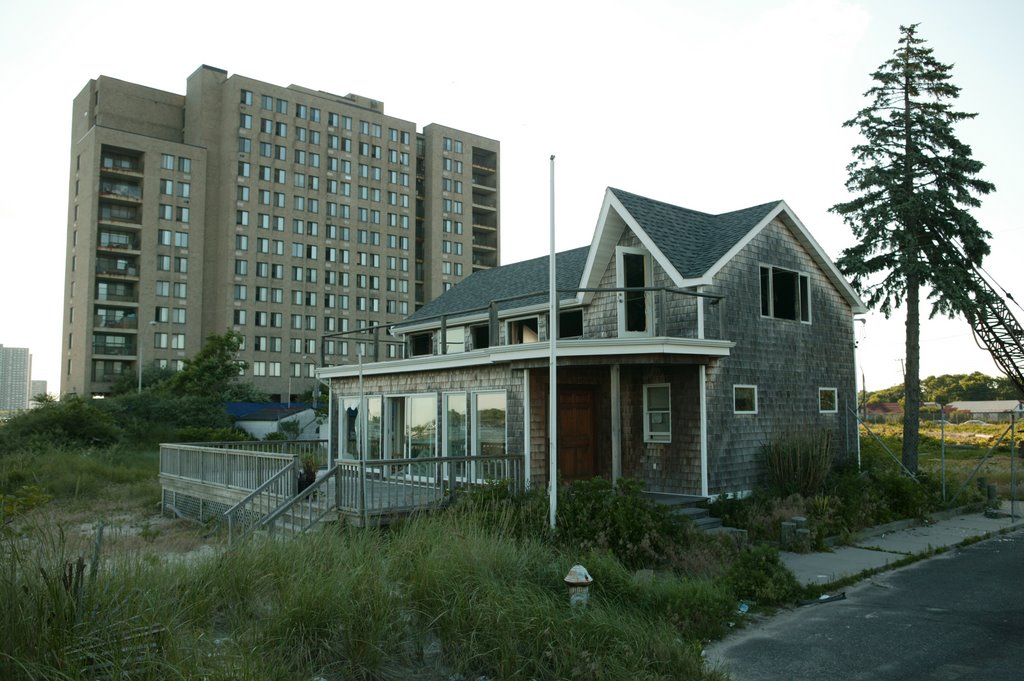 Far Rockaway, Queens, NY. Waiting for the wrecking ball.