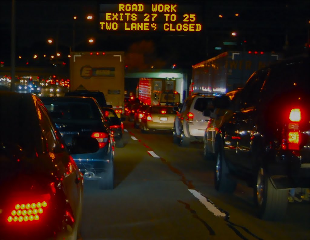Traffic on the Long Island Expressway . . .the worlds longest parking lot!!!
