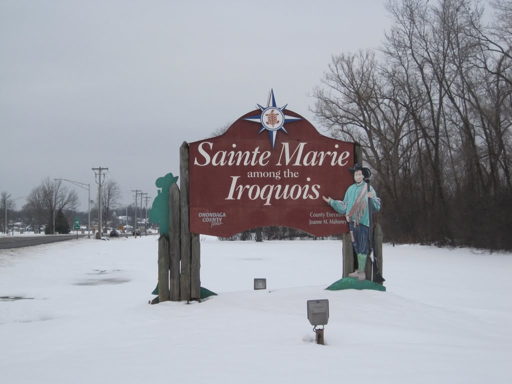 signage – Sainte Marie among the Iroquois