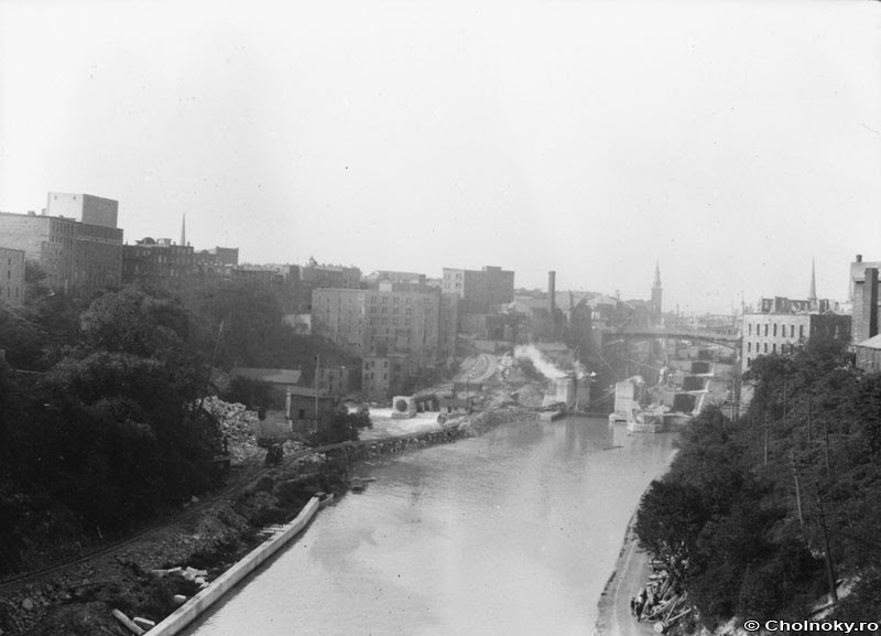 Cholnoky Jenő: Lockport. Az Erie csatorna zsilipjei (1912)