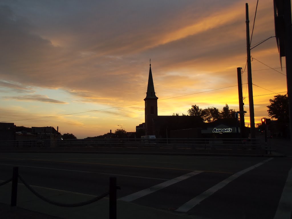 Church in the morning.
