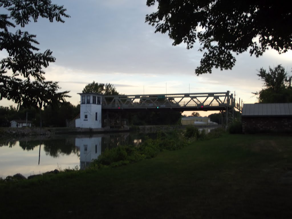 On the canal.