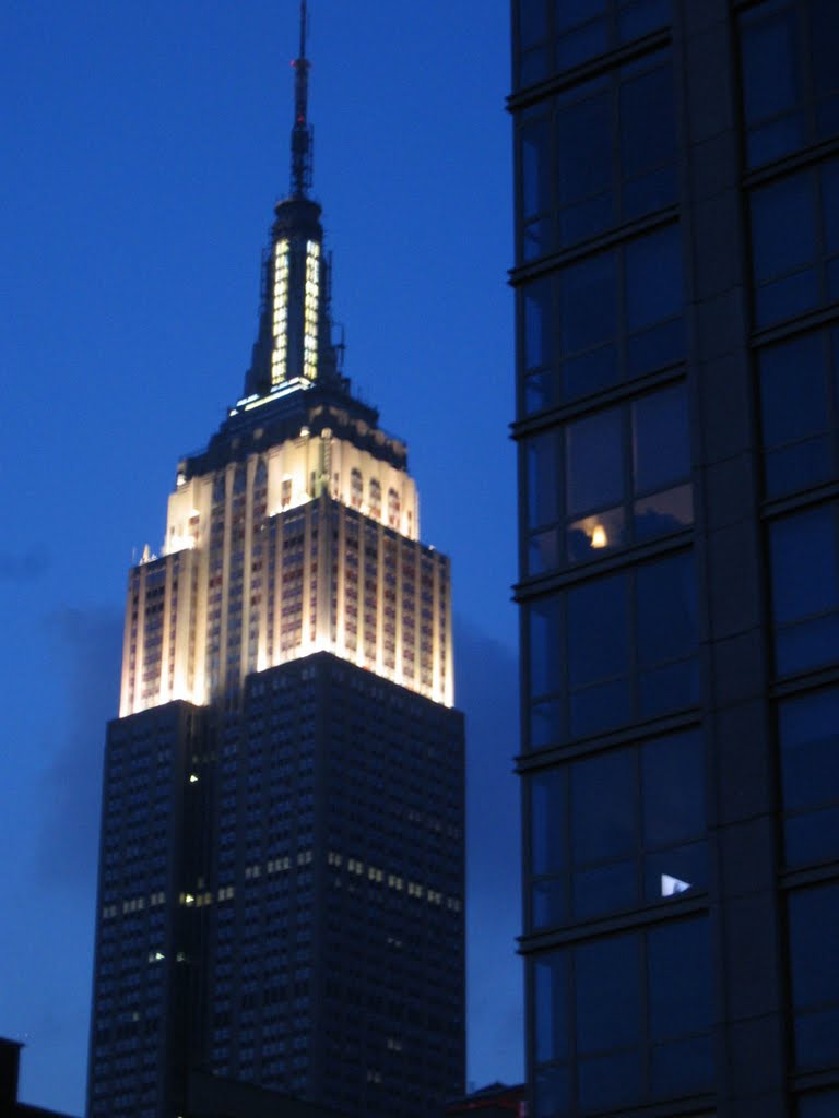 Empire State Buildng from Gainsvoort Hotel - Park Avenue, NYC