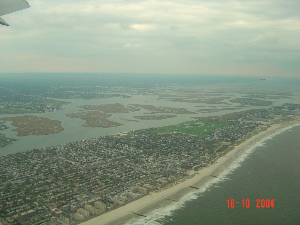 over Long Island on final to 31L