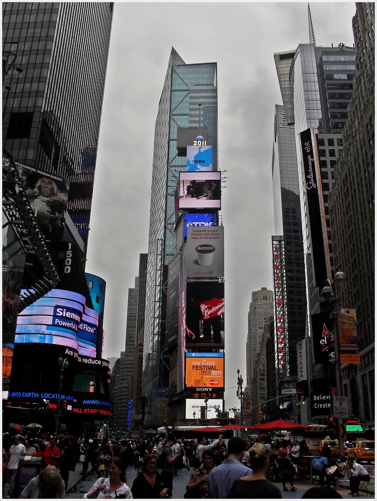 Very Famous Times Square  and  great atmosphere....