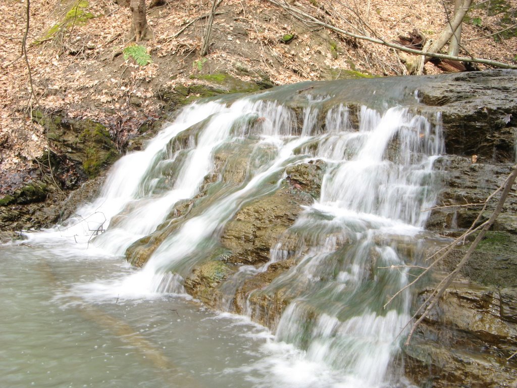 Waterfall along RPI Tech Park Trail