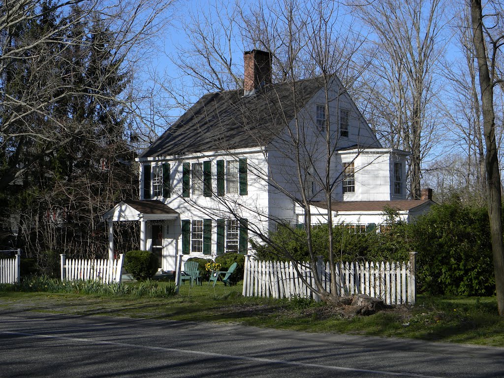 Colonial Home along North Country Road - Miller Place, NY