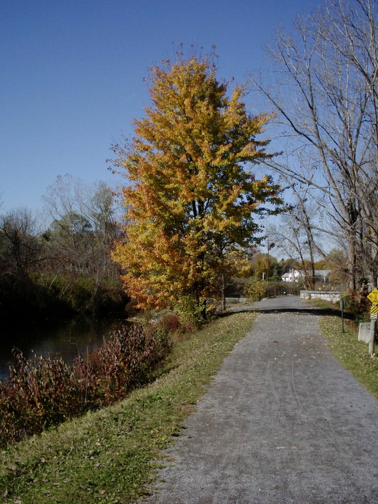 Path along Erie Canal