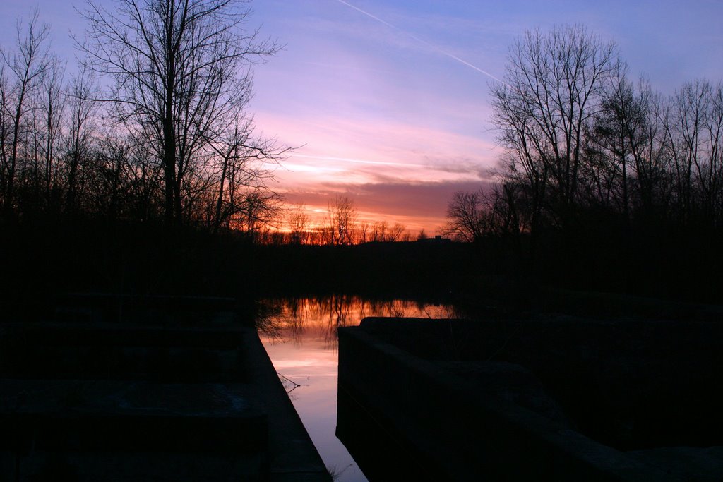Sunset on the Erie Canal