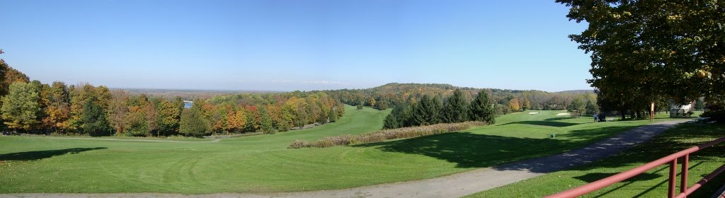 View from Green Lakes Golf Course Restaurant Terrace