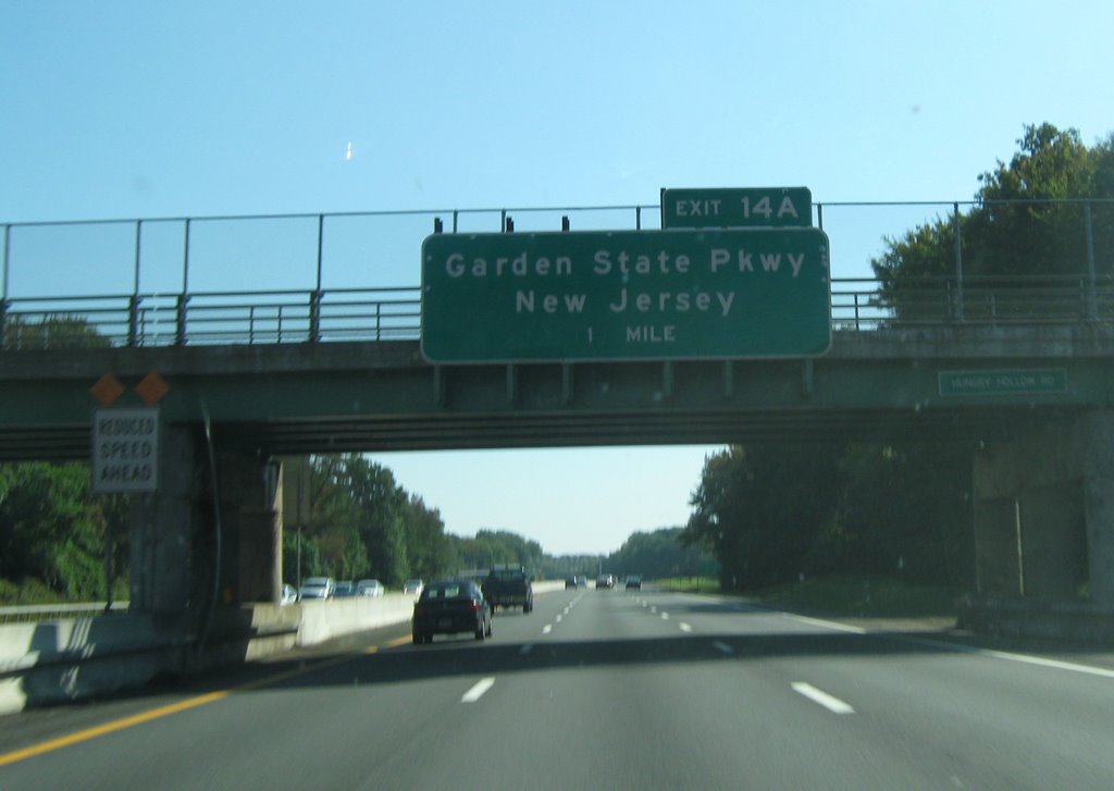 Garden State Pkwy ahead