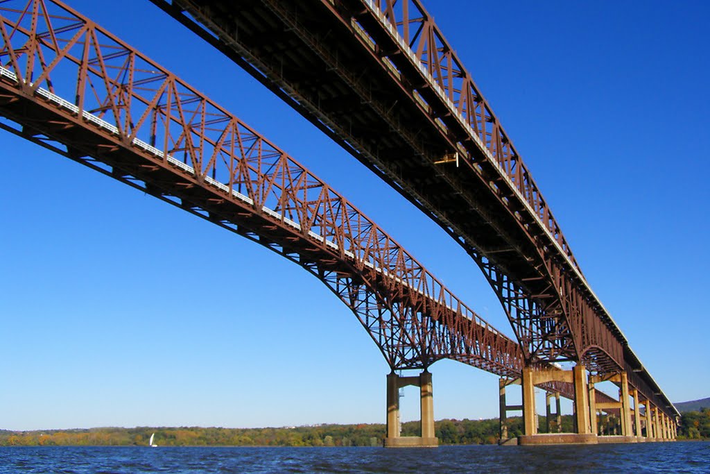Newburgh-Beacon Bridges over Hudson River, New York