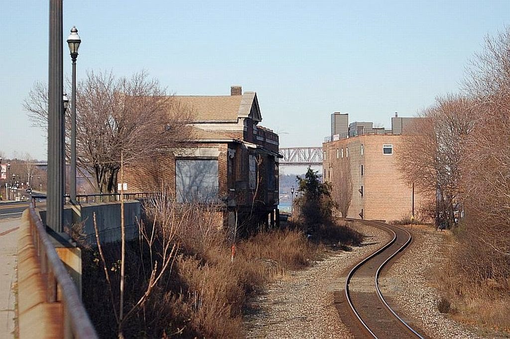 Former New York Central Railroad Station on the "River Line" at Newburgh, NY