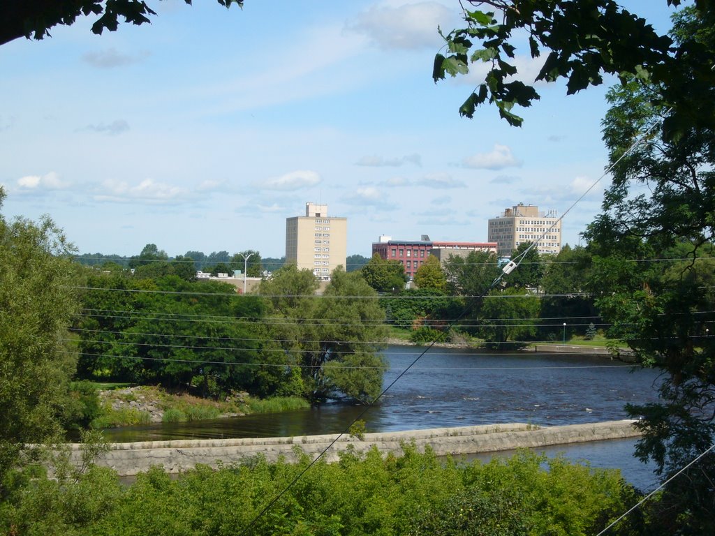 Oswegatchie River looking downtown