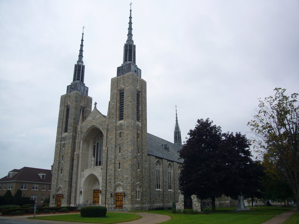 St. Marys Cathedral, just one of many beautiful churches in Ogdensburg