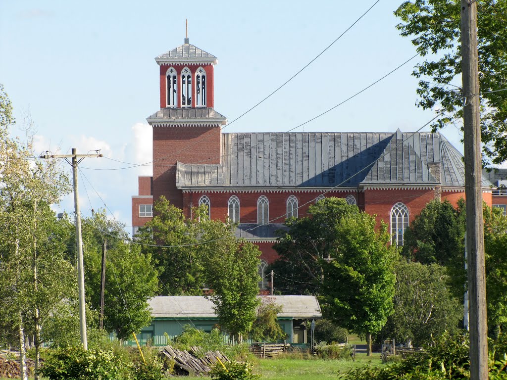 Ogdensburg Church from Lighthouse