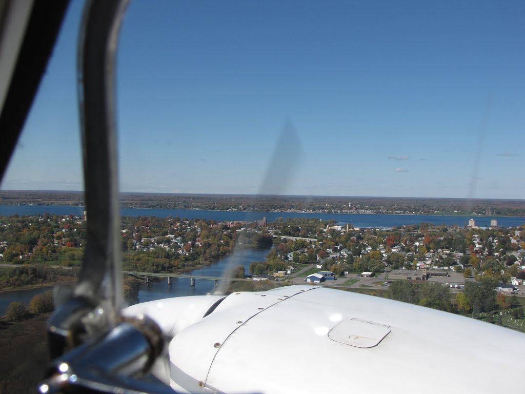 depart Ogdensburg by plane