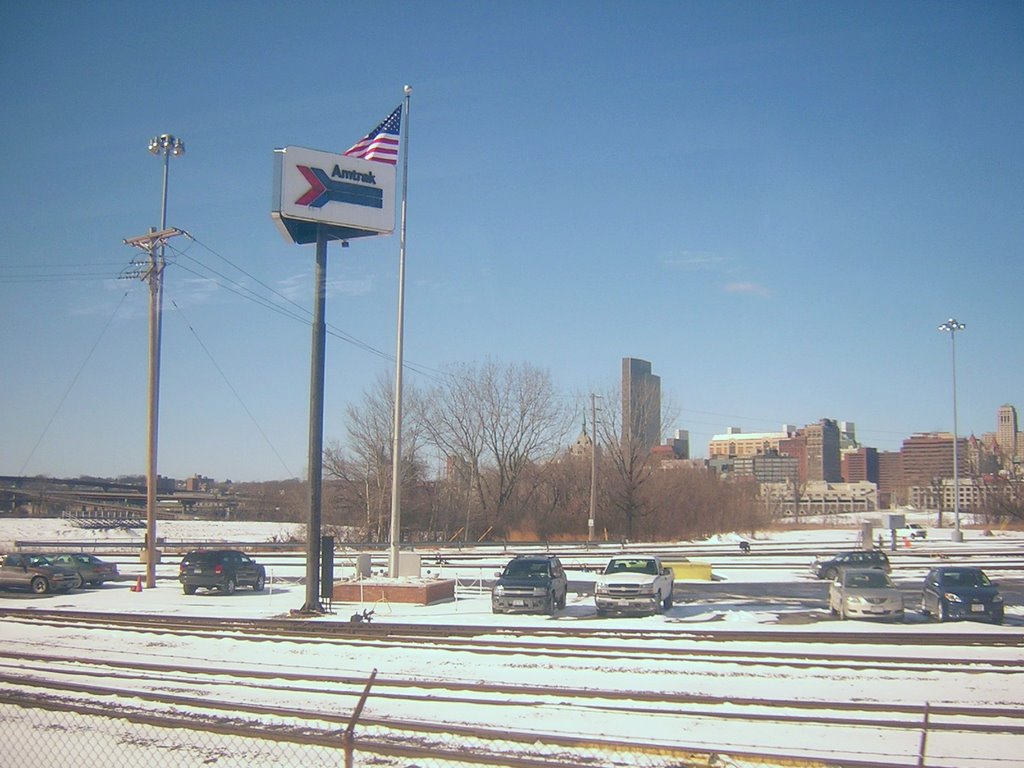 Amtrak Train Station, Rensselaer, New York, 3-2-2009