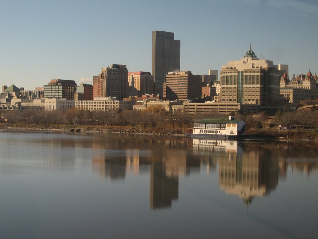 Albany from Amtrak Bridge