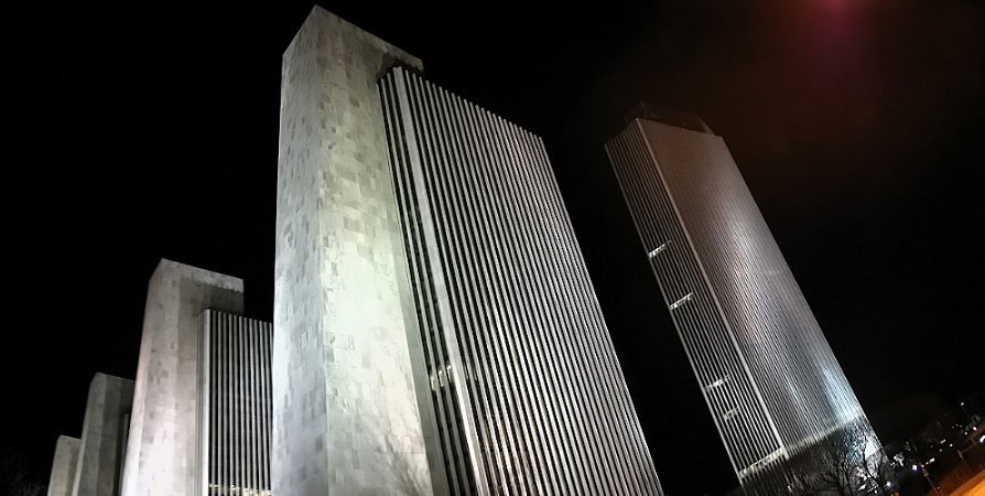 the Empire State Plaza, Albany, NY