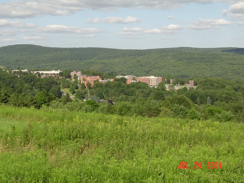 SUNY Oneonta as seen from Hartwick