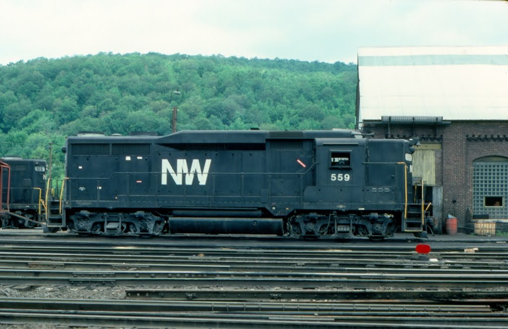 Norfolk and Western Railway EMD GP30 No. 559 at Oneonta, NY