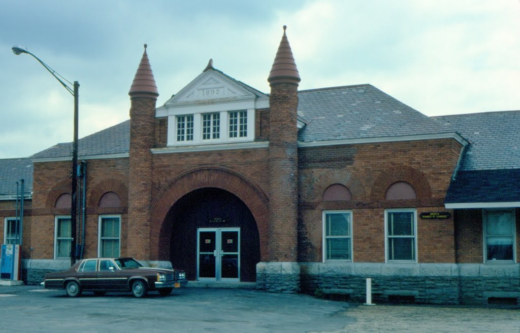 Delaware and Hudson Railway Station at Oneonta, NY