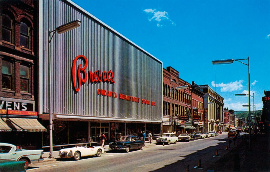 Main Street in Oneonta, New York