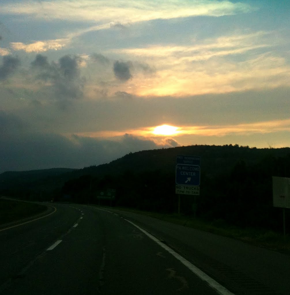 A welcoming PA sunset