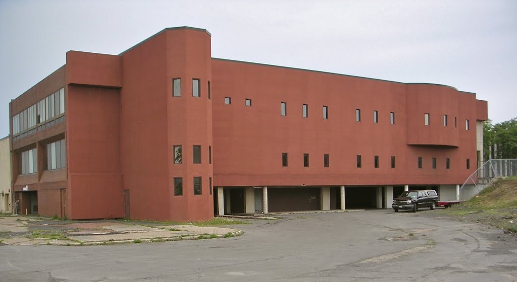 red building