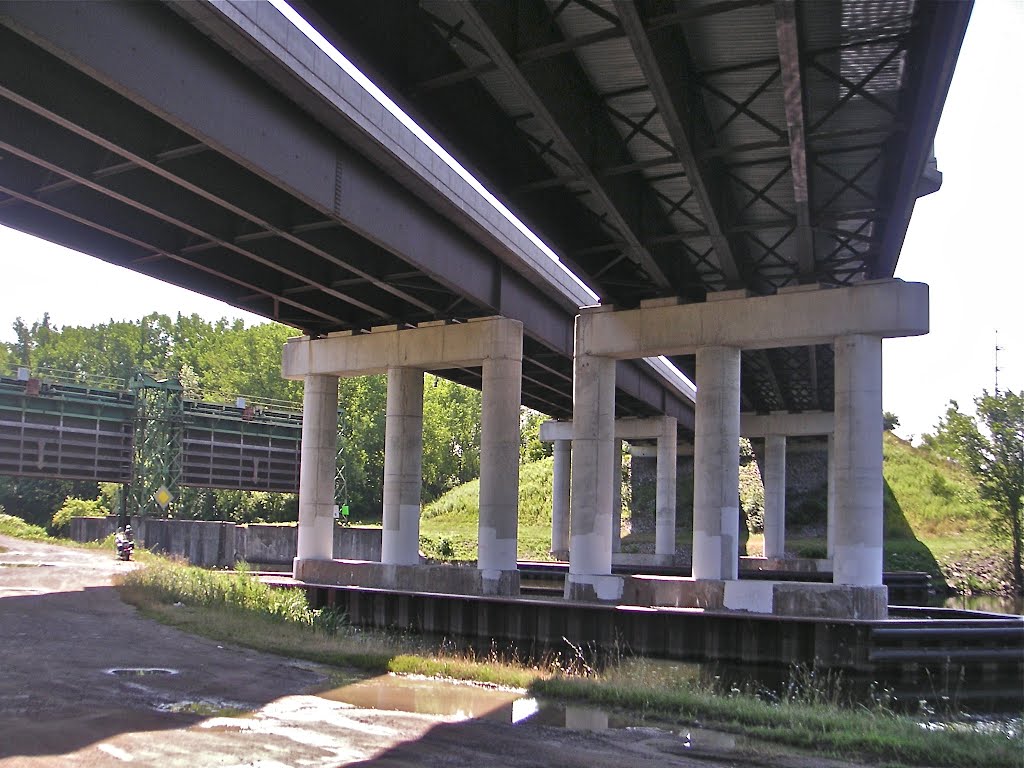 Under Erie Blvd.