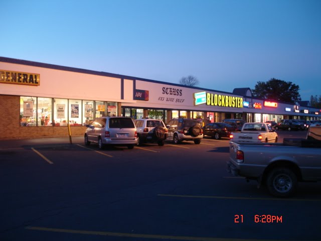 strip shopping center