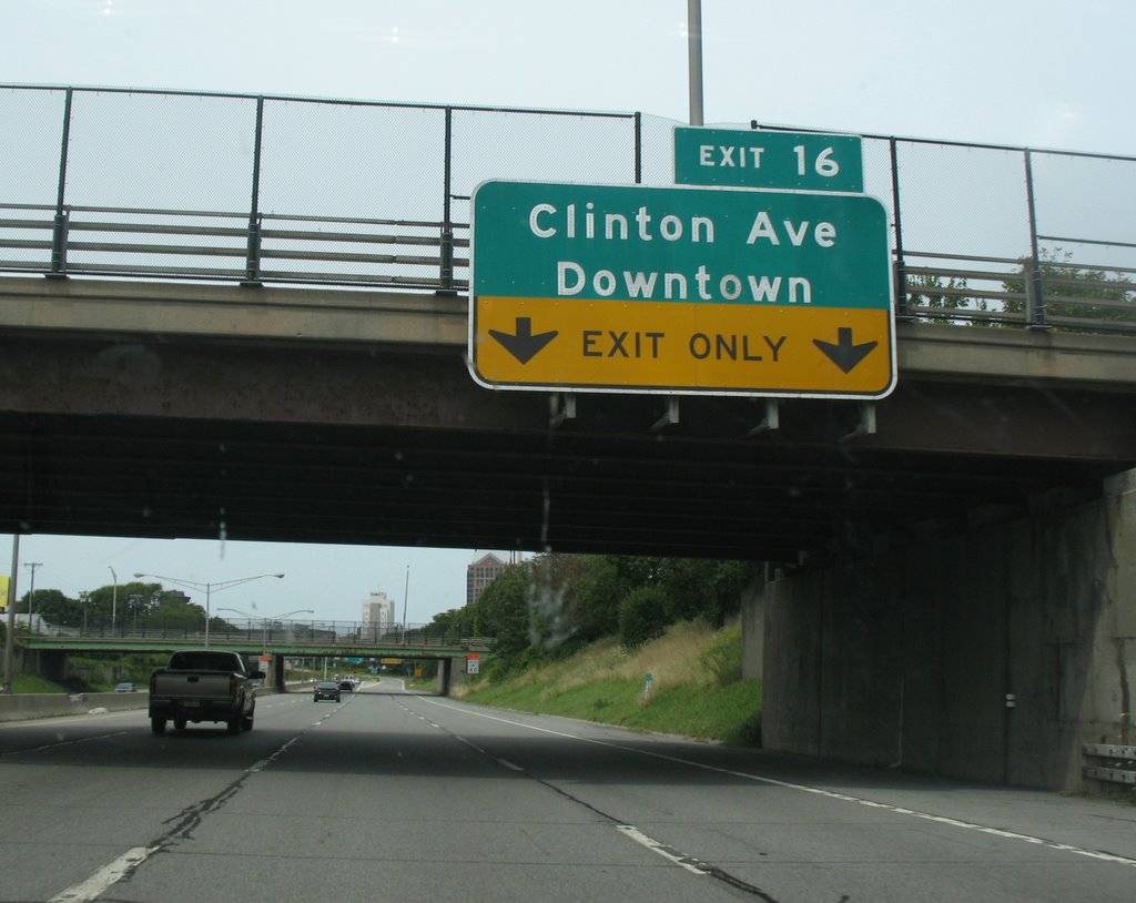 Downtown in the distance