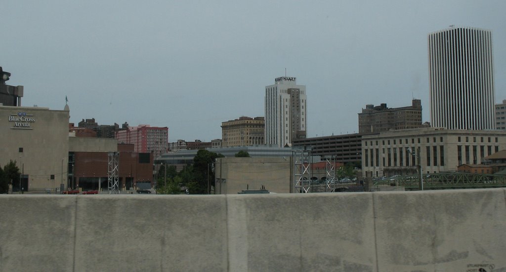 Downtown from 490